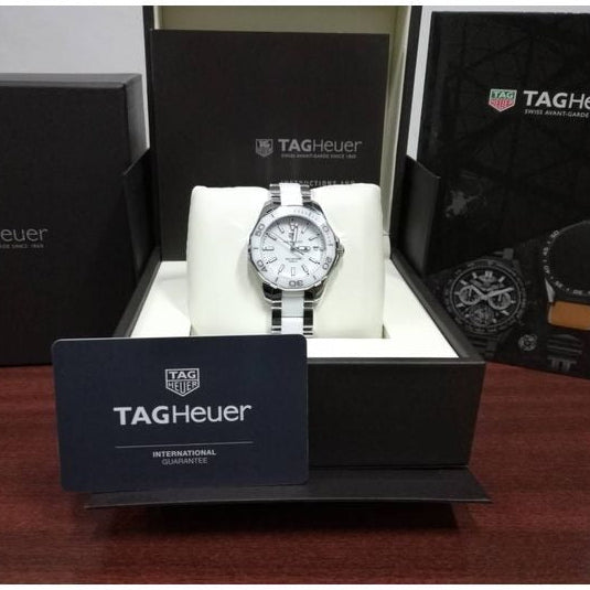  Shop Authentic Tag Heuer Aquaracer White Dial Watch for Women - WAY131B.BA0914 - Luxxuri