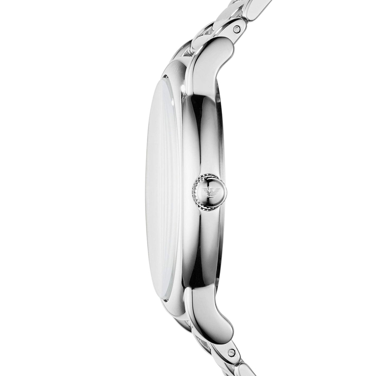  Shop Authentic Emporio Armani Gianni T Bar Dark Blue Dial Silver Stainless Steel Watch For Women - AR11091 - Luxxuri