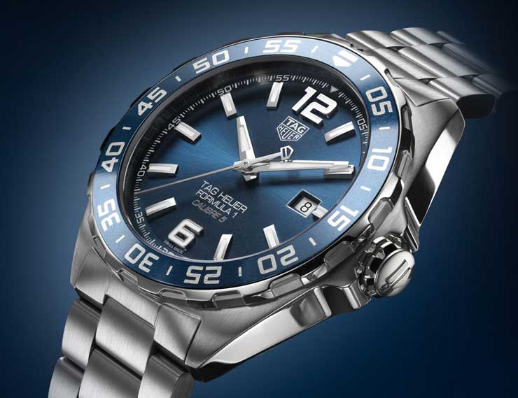  Shop Authentic Tag Heuer Formula 1 Bucherer Blue Edition Blue Dial Silver Steel Strap Watch for Men - WAZ2015.BA0842 - Luxxuri