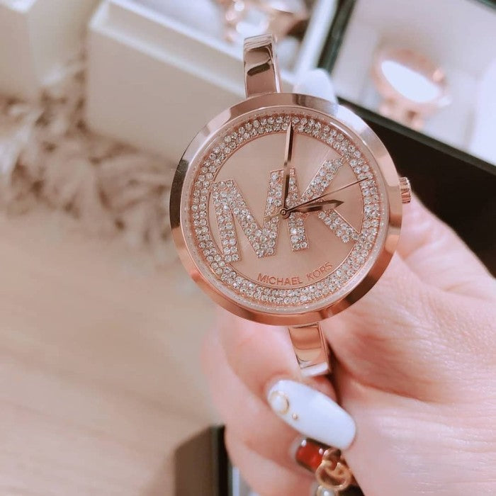  Shop Authentic Michael Kors Blakley Crystals Rose Gold Dial Rose Gold Steel Strap Watch for Women - MK3631 - Luxxuri