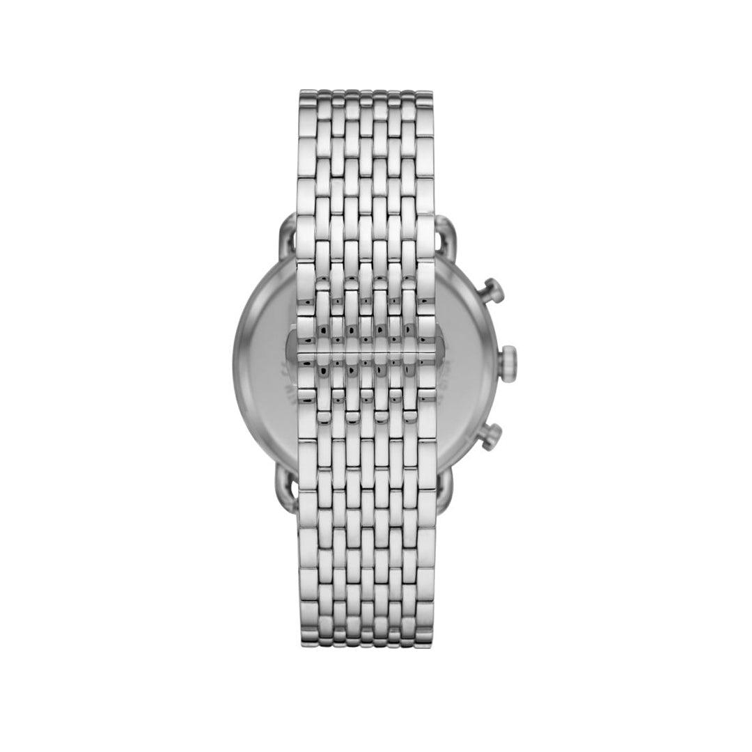 Shop Authentic Emporio Armani Aviator Chronograph Blue Dial Silver Steel Strap Watch For Men - AR11238 - Luxxuri