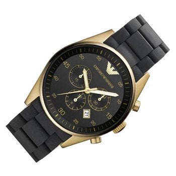  Shop Authentic Emporio Armani Sportivo Quartz Black Dial Black Steel Strap Watch For Men - AR8023 - Luxxuri