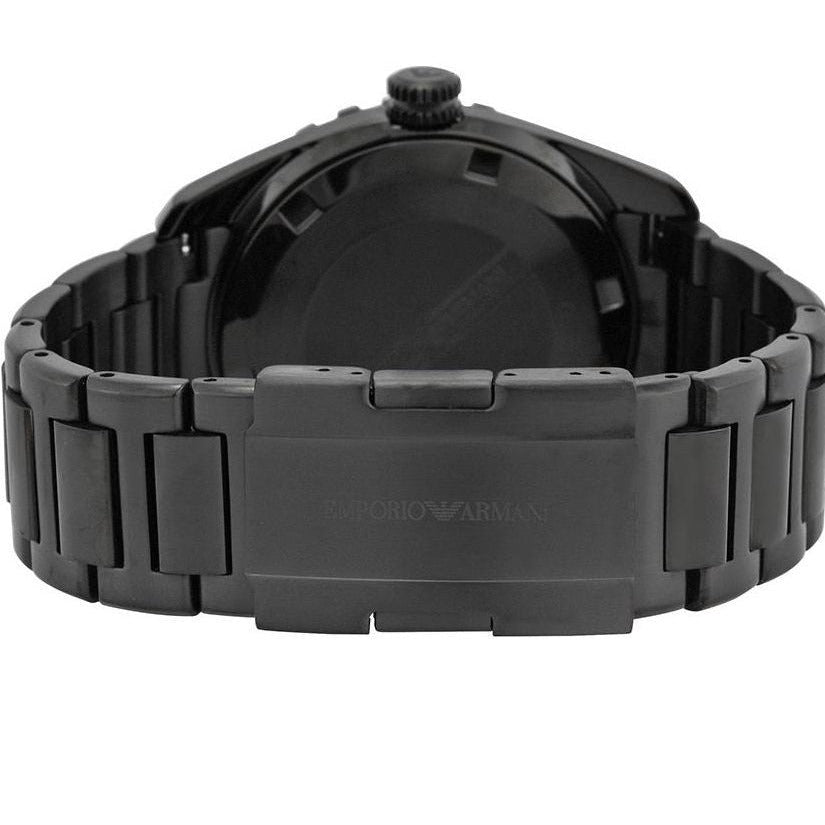  Shop Authentic Emporio Armani Sportivo Quartz Black Dial Black Steel Strap Watch For Men - AR6049 - Luxxuri