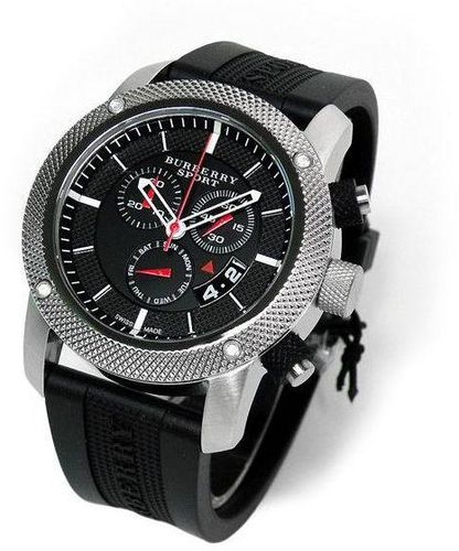  Shop Authentic Burberry Endurance Sport Chronograph Black Dial Black Rubber Strap Watch for Men - BU7700 - Luxxuri