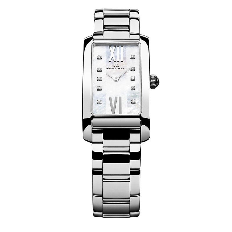  Shop Authentic Maurice Lacroix Fiaba Mother of Pearl Dial Silver Steel Strap Watch for Women - FA2164-SS002-170 - Luxxuri