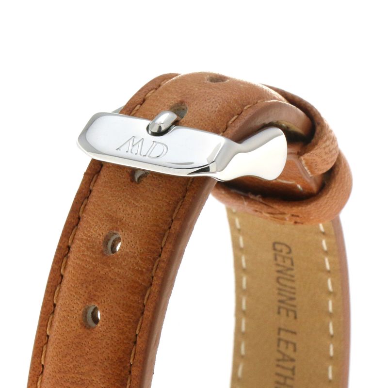  Shop Authentic Daniel Wellington Petite Sterling Black Dial Brown Leather Strap Watch For Women - DW00100178 - Luxxuri