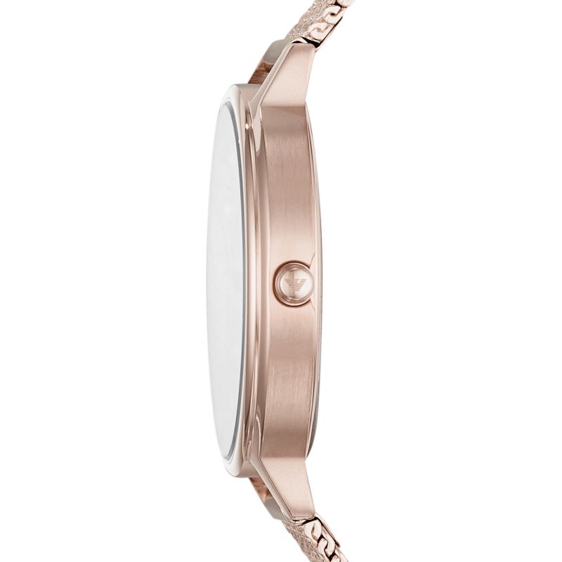  Shop Authentic Emporio Armani Kappa Pink Dial Pink Mesh Bracelet Watch For Women - AR11129 - Luxxuri