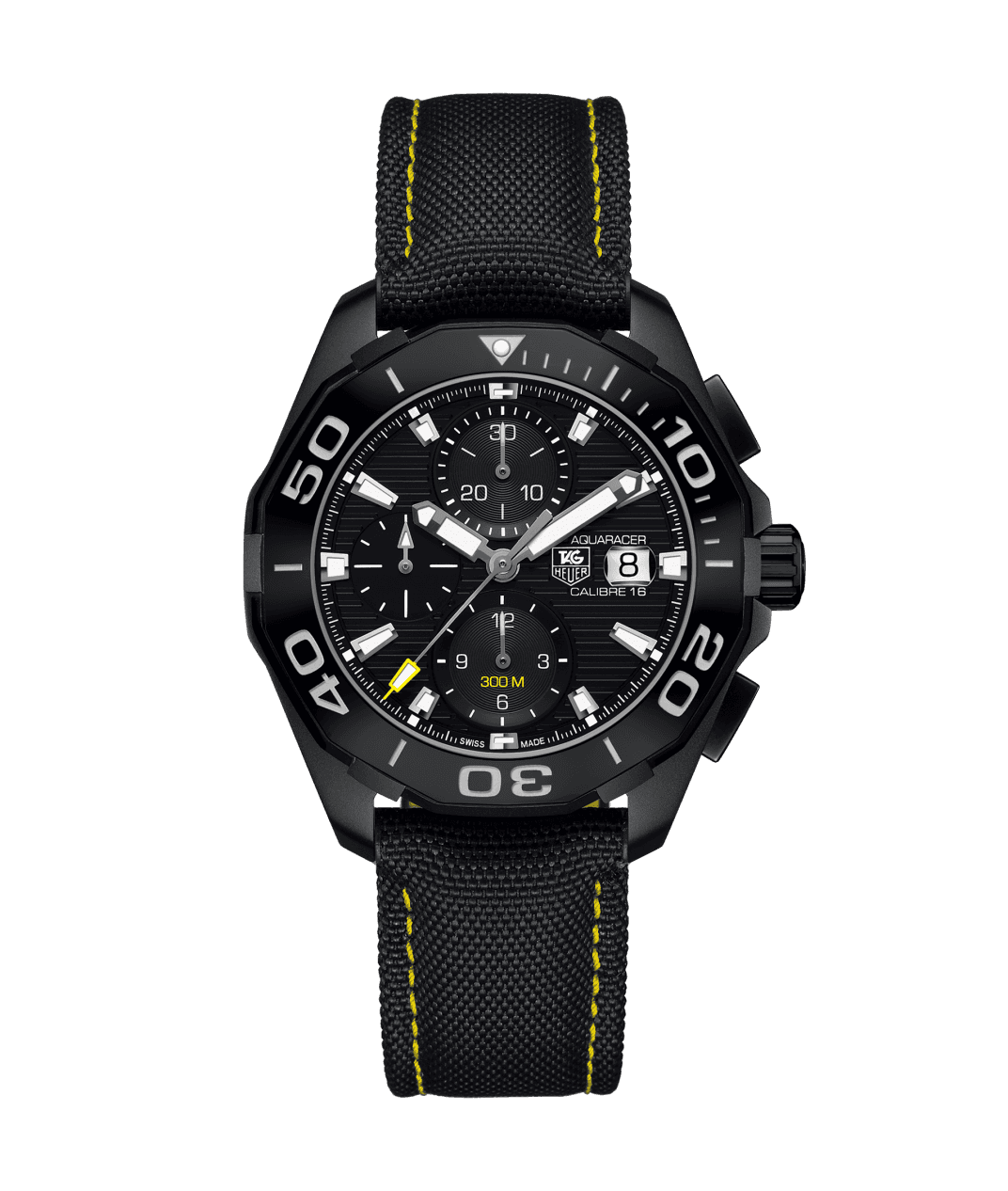  Shop Authentic Tag Heuer Aquaracer PVD Black Dial Watch for Men - CAY218A.FC6361 - Luxxuri