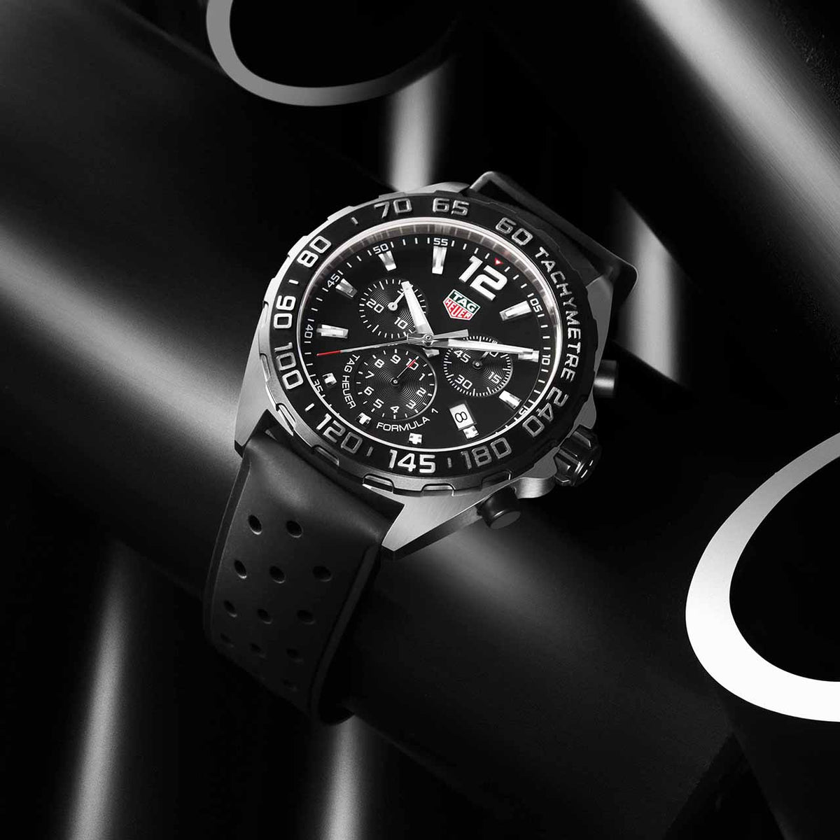  Shop Authentic Tag Heuer Formula 1 Black Dial Black Leather Strap Watch for Men - CAZ1010.FT8024 - Luxxuri