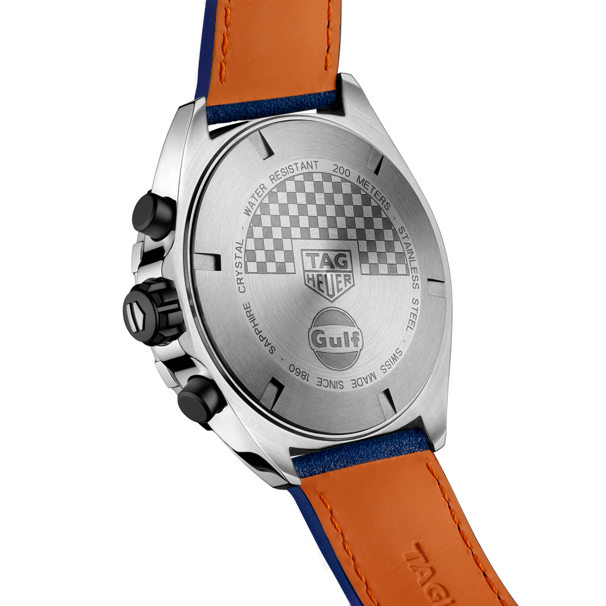  Shop Authentic Tag Heuer Formula 1 Gulf Edition Blue Dial Blue Leather Strap Watch for Men - CAZ101N.FC8243 - Luxxuri
