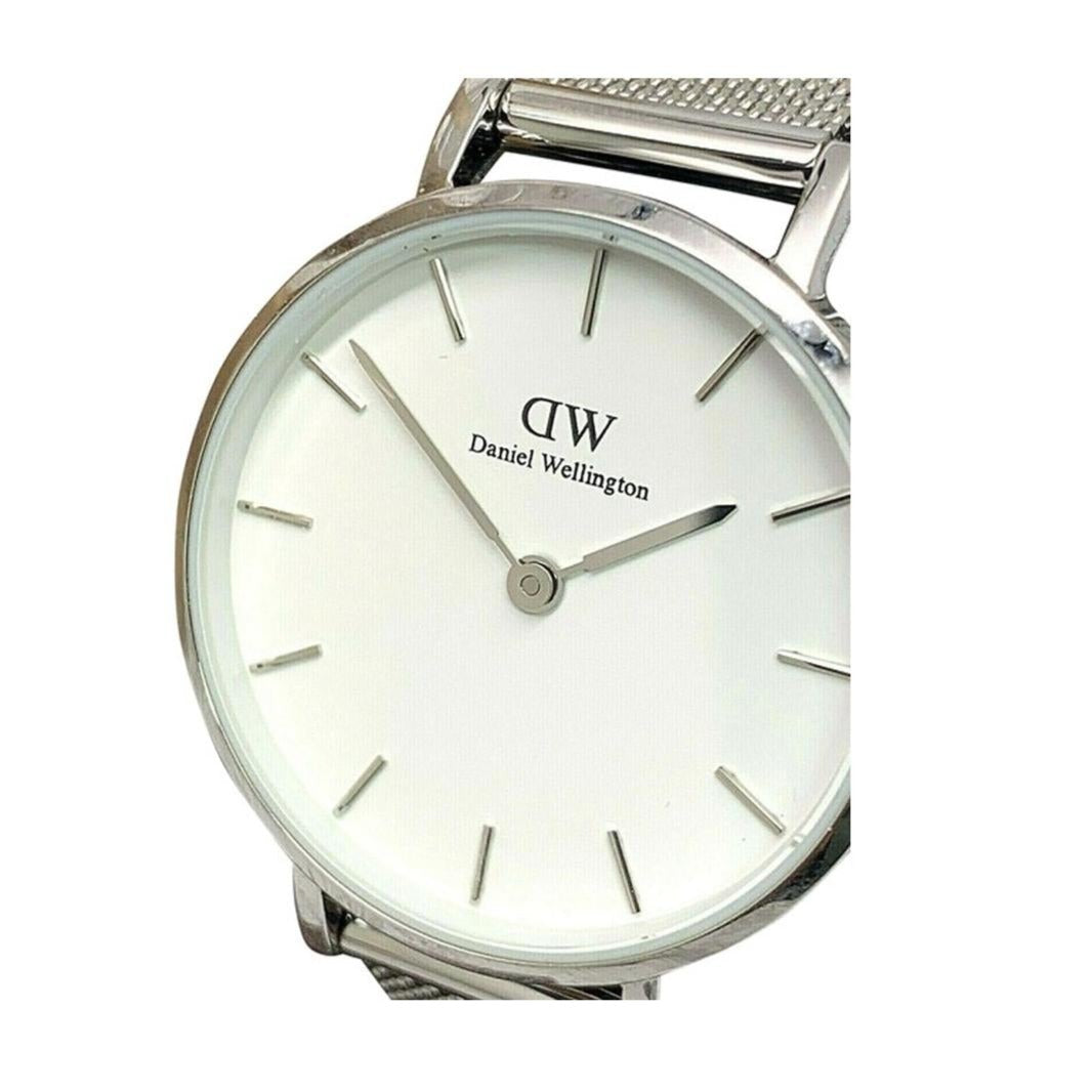  Shop Authentic Daniel Wellington Petite Sterling White Dial Silver Mesh Bracelet Watch For Women - DW00100220 - Luxxuri