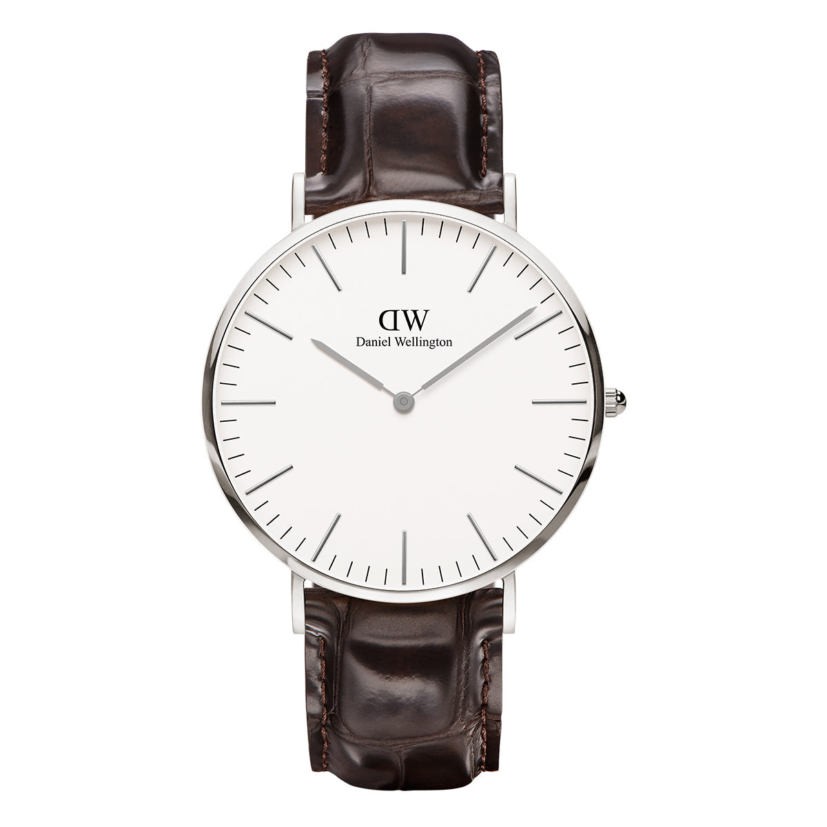  Shop Authentic Daniel Wellington Classic York White Dial Black Leather Strap Watch For Men - DW00100025 - Luxxuri