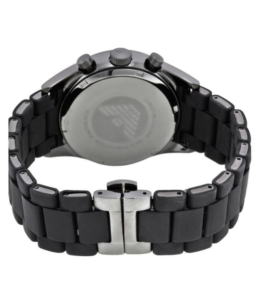  Shop Authentic Emporio Armani Sportivo Chronograph Black Dial Black Stainless Steel Watch For Men - AR5889 - Luxxuri