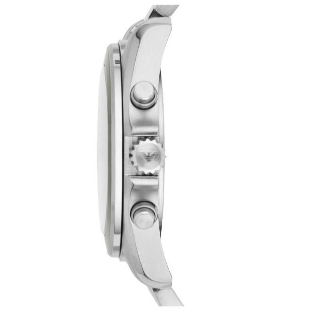  Shop Authentic Emporio Armani Sportivo Chronograph Blue Dial Silver Steel Strap Watch For Men - AR6090 - Luxxuri