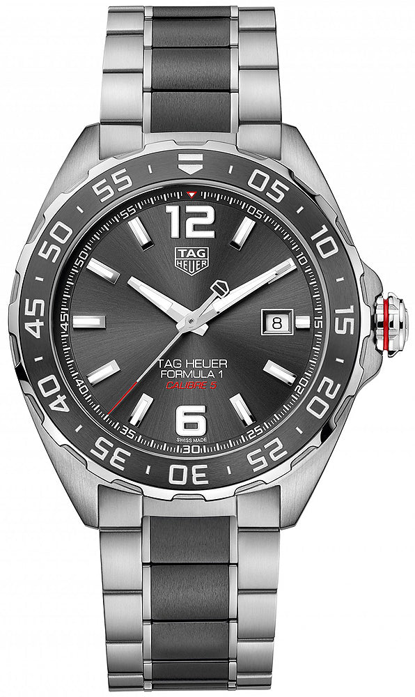  Shop Authentic Tag Heuer Formula 1 Calibre 5 Anthracite Dial Two Tone Steel Strap Watch for Men - WAZ2011.BA0843 - Luxxuri
