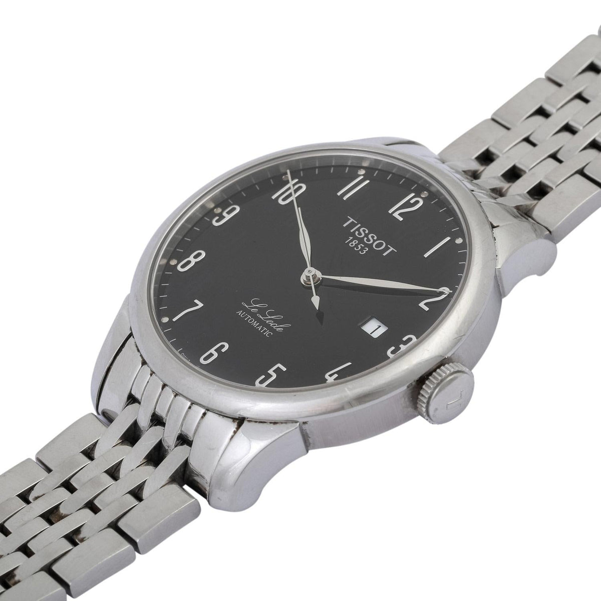  Shop Authentic Tissot T Classic Powermatic 80 Black Dial Silver Steel Strap Watch For Men - T41.1.483.52 - Luxxuri