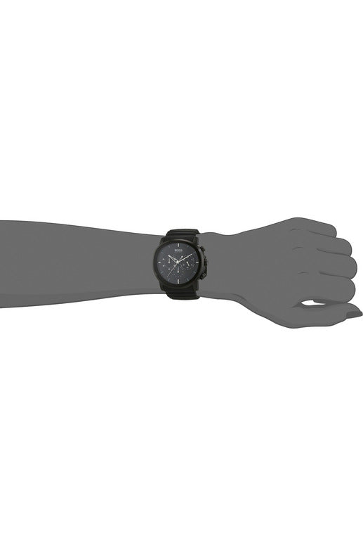  Shop Authentic Hugo Boss Modern Black Dial Black Rubber Strap Watch for Men - 1512639 - Luxxuri