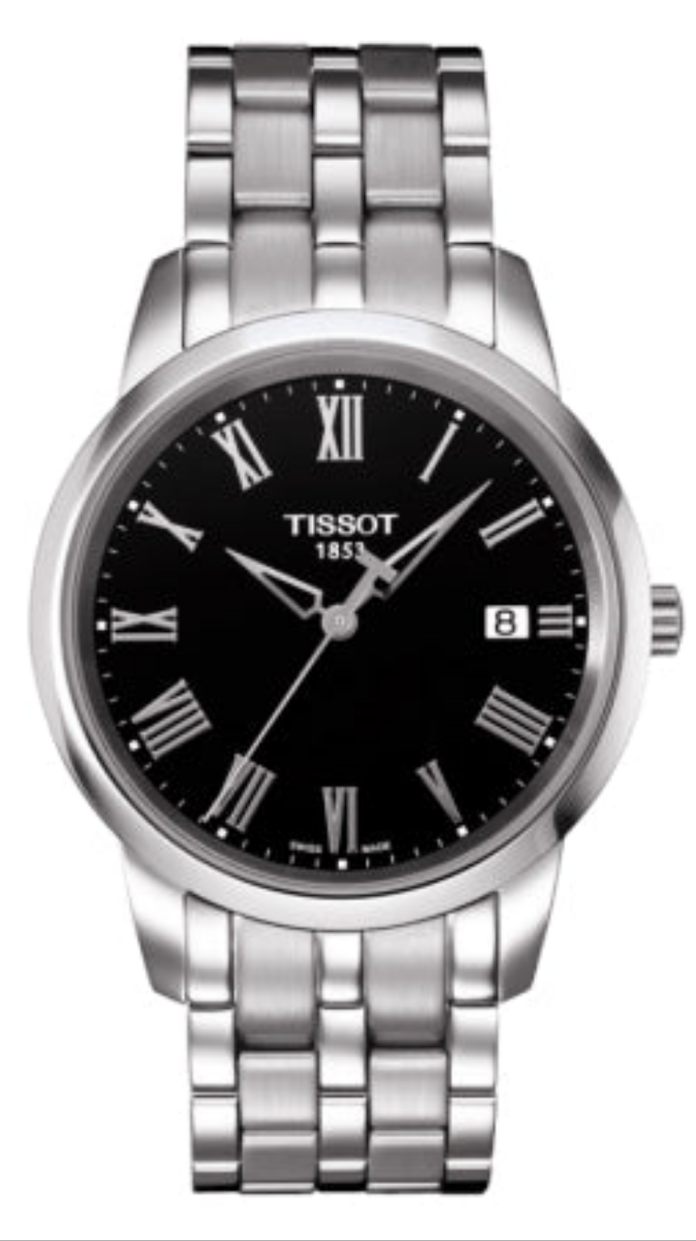  Shop Authentic Tissot T Classic Dream Black Dial Silver Steel Strap Watch for Men - T033.410.11.053.01 - Luxxuri