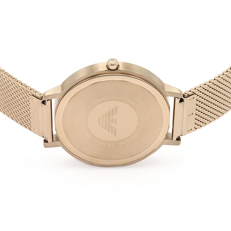  Shop Authentic Emporio Armani Kappa Pink Dial Pink Mesh Bracelet Watch For Women - AR11129 - Luxxuri