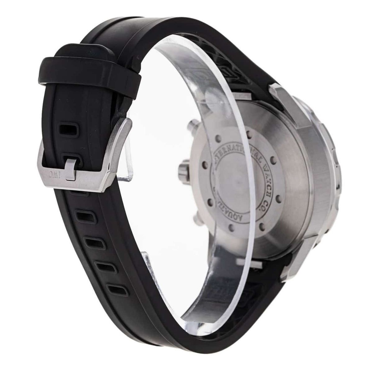  Shop Authentic IWC Aquatimer Automatic Chronograph Black Dial Black Rubber Strap Watch for Men - IW376709 - Luxxuri