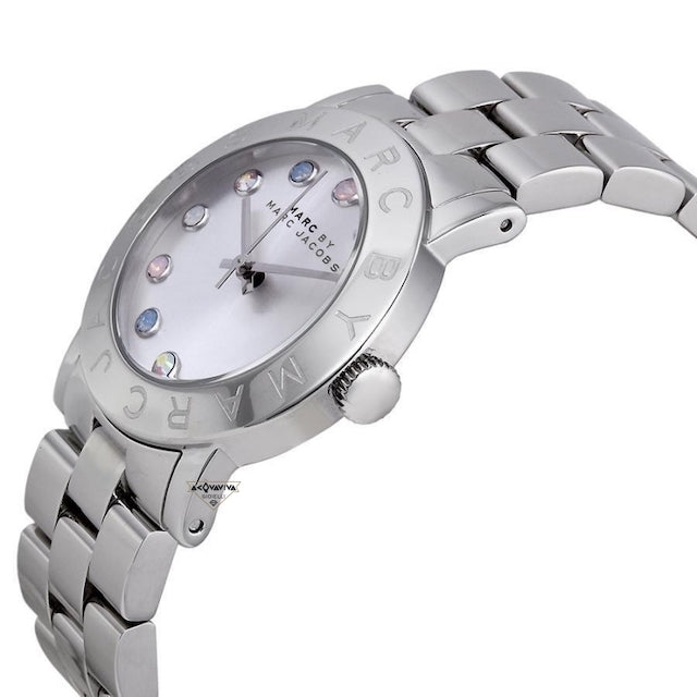  Shop Authentic Marc Jacobs Amy White Dial Silver Steel Strap Watch for Women - MBM3140 - Luxxuri