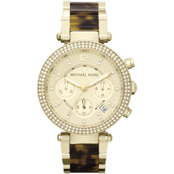  Shop Authentic Michael Kors Parker Gold Dial Two Tone Steel Strap Watch for Women - MK5688 - Luxxuri
