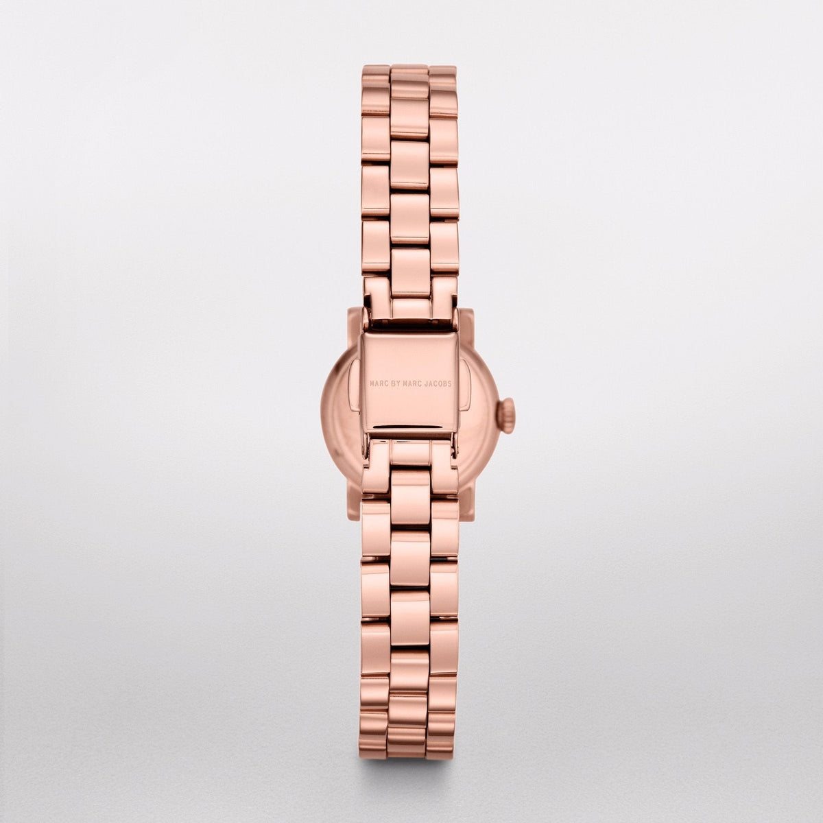Marc Jacobs Amy White Dial Rose Gold Steel Strap Watch for Women - MBM3227