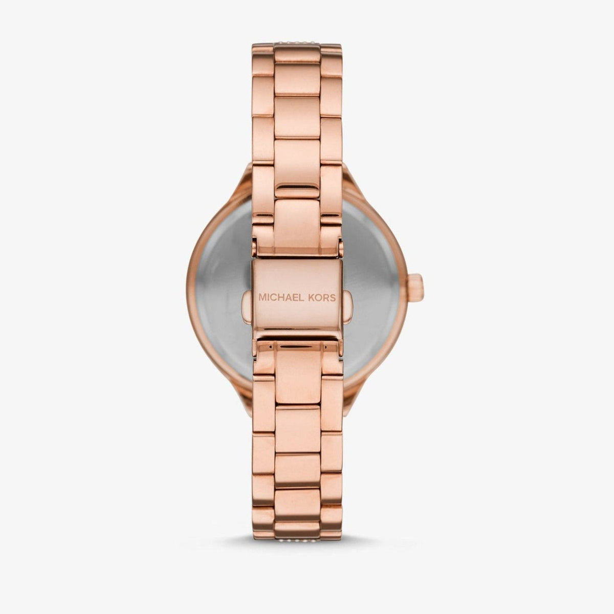  Shop Authentic Michael Kors Crystals Pavé Rose Gold Dial Rose Gold Steel Strap Watch for Women - MK3799 - Luxxuri