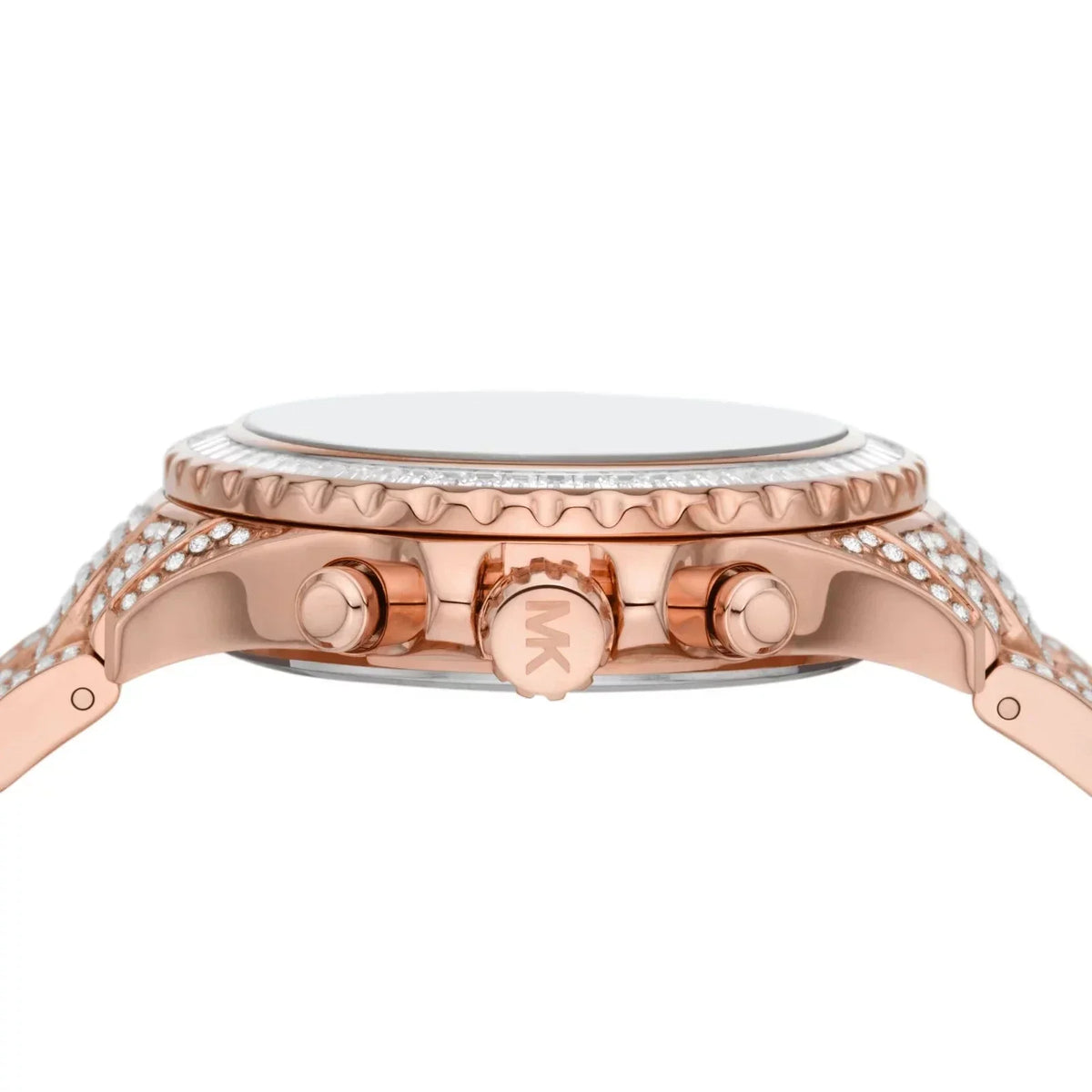  Shop Authentic Michael Kors Everest Chronograph Crystals Rose Gold Dial Rose Gold Steel Strap Watch For Women - MK7235 - Luxxuri