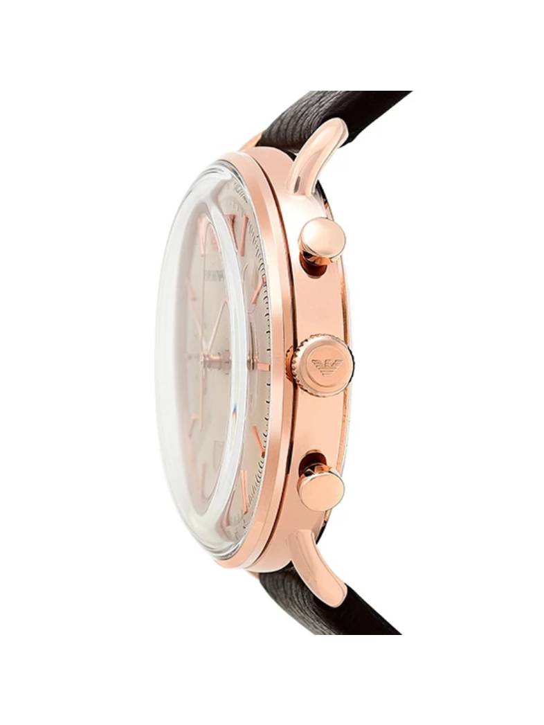  Shop Authentic Emporio Armani Aviator Grey Dial Brown Leather Strap Watch For Men - AR11106 - Luxxuri
