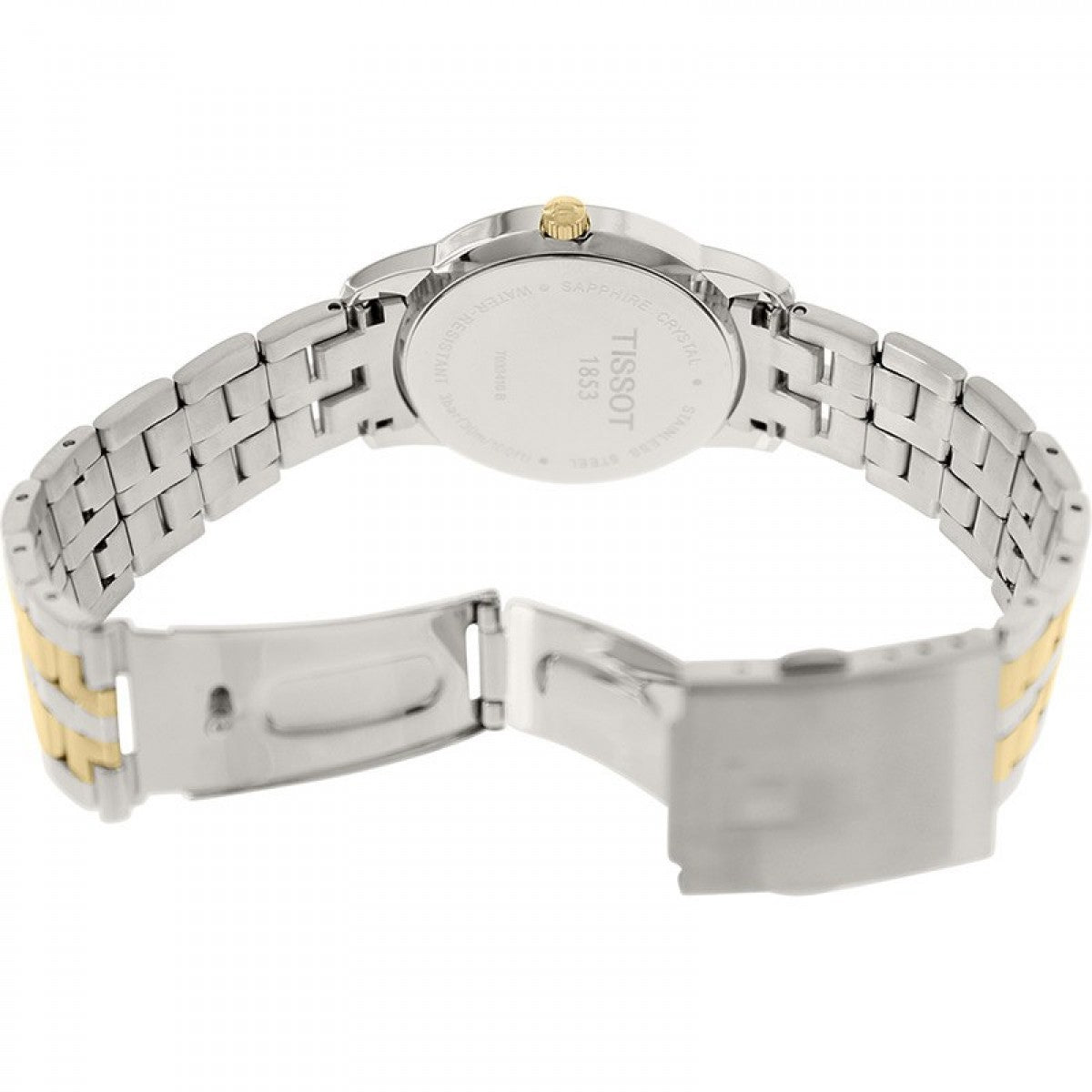  Shop Authentic Tissot T Classic Dream Black Dial Two Tone Steel Strap Watch for Men - T033.410.22.053.01 - Luxxuri