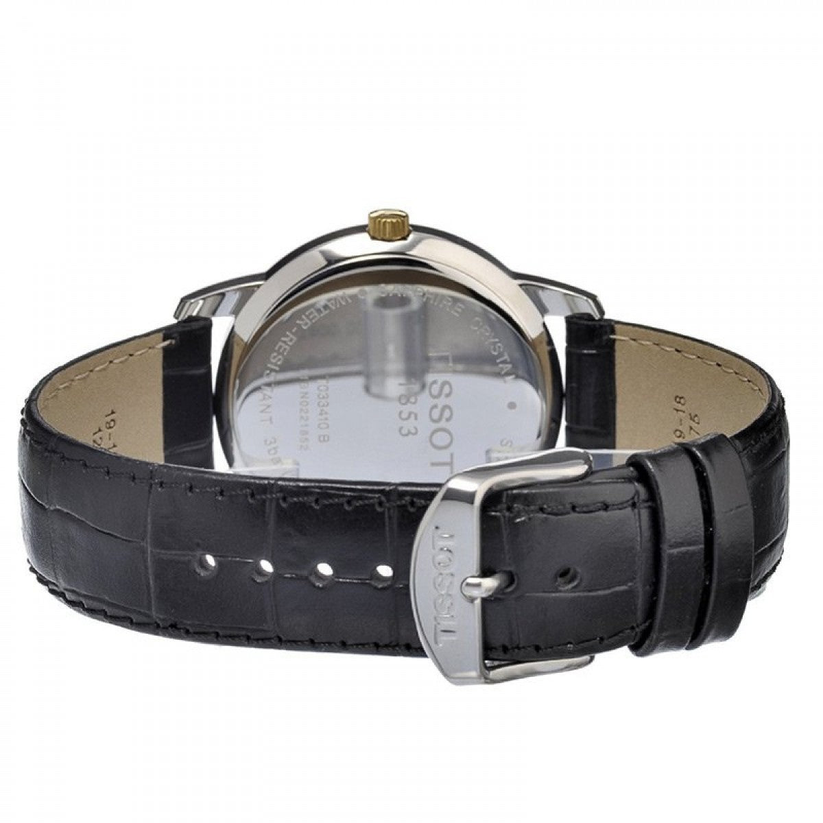  Shop Authentic Tissot T Classic Dream Black Dial Black Leather Strap Watch for Men - T033.410.26.053.01 - Luxxuri