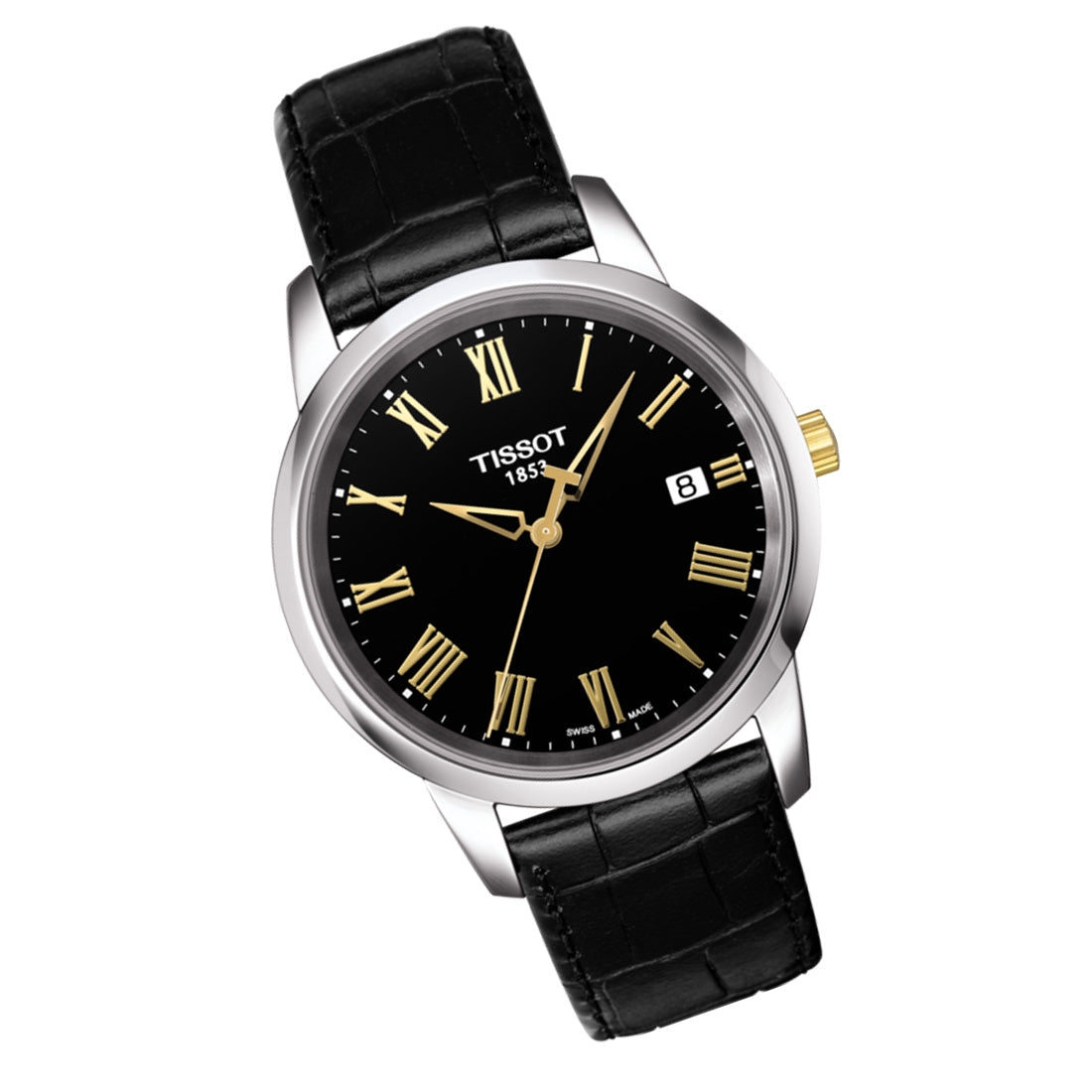  Shop Authentic Tissot T Classic Dream Black Dial Black Leather Strap Watch for Men - T033.410.26.053.01 - Luxxuri