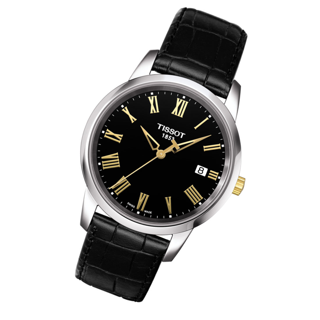  Shop Authentic Tissot T Classic Dream Black Dial Black Leather Strap Watch for Men - T033.410.26.053.01 - Luxxuri