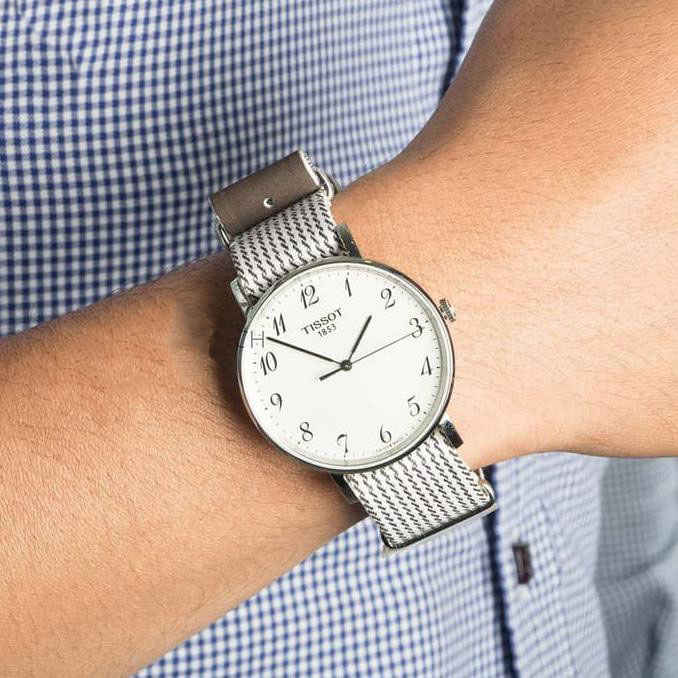  Shop Authentic Tissot T Classic Everytime Medium White Dial Two Tone NATO Strap Watch for Women - T109.410.18.032.00 - Luxxuri