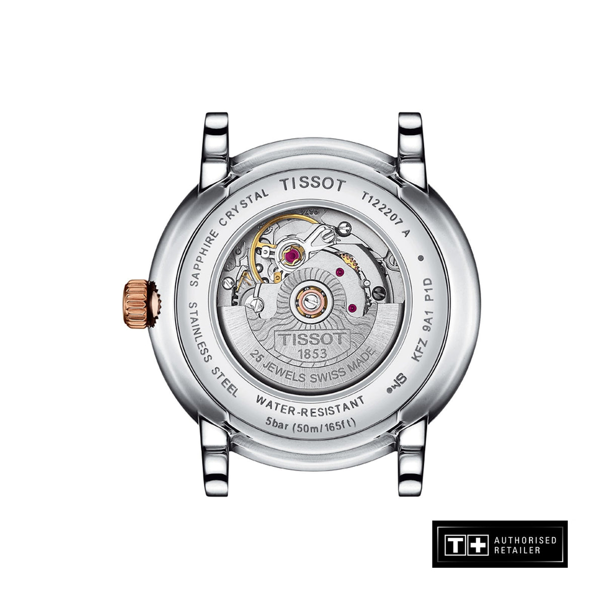  Shop Authentic Tissot T Classic Carson Premium 30 White Dial Two Tone Steel Strap Watch for Women - T122.207.22.031.01 - Luxxuri