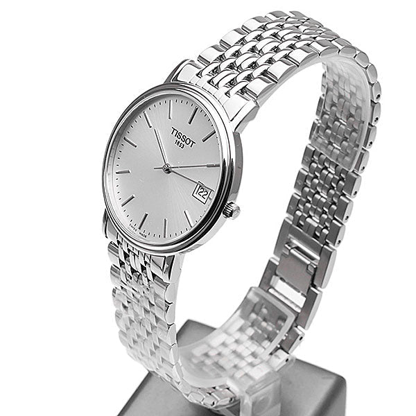  Shop Authentic Tissot T Classic Desire White Dial Silver Steel Strap Watch for Women - T52.1.281.31 - Luxxuri