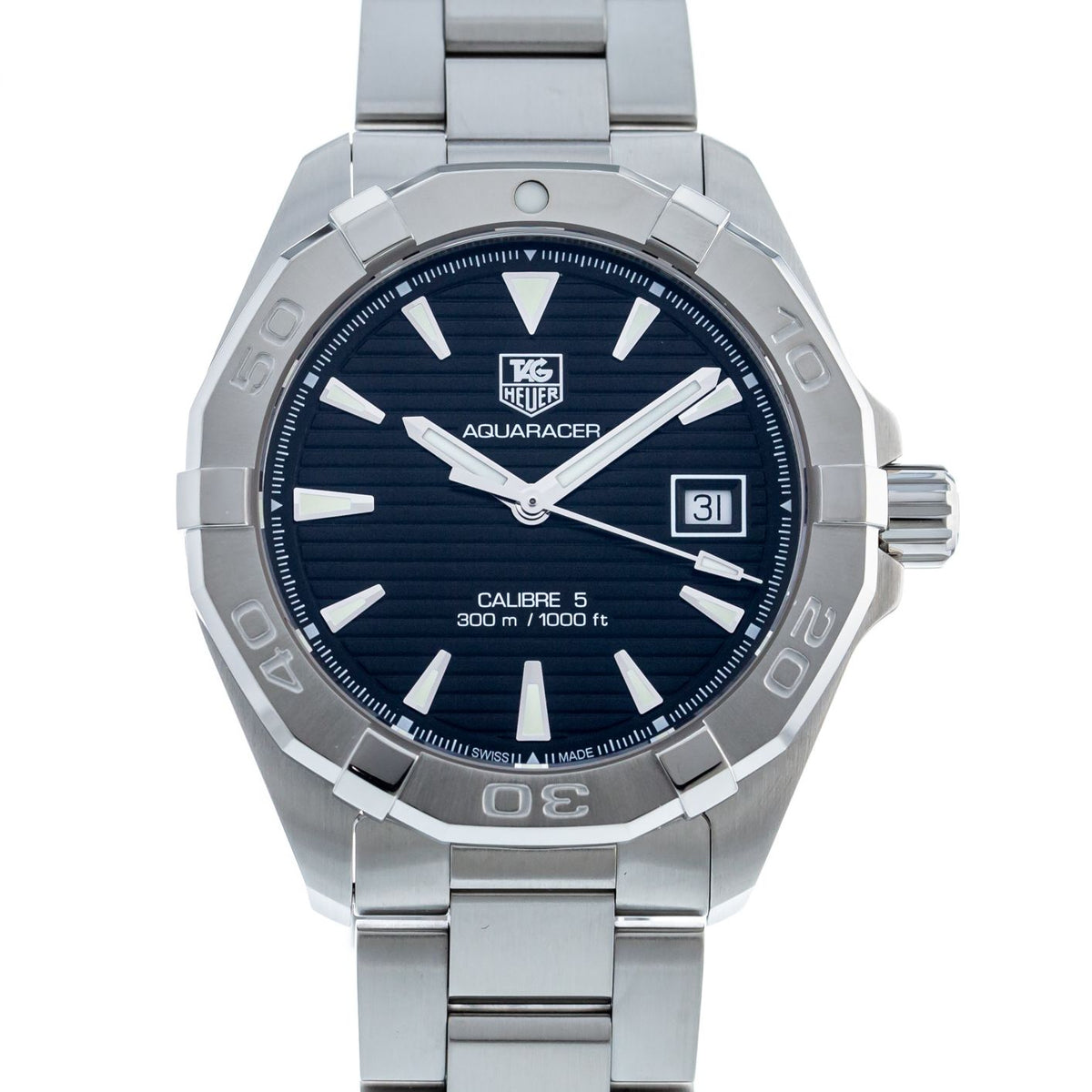 Shop Authentic Tag Heuer Aquaracer Black Dial Watch for Men - WAY2110.BA0928 - Luxxuri