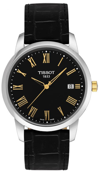  Shop Authentic Tissot T Classic Dream Black Dial Black Leather Strap Watch for Men - T033.410.26.053.01 - Luxxuri