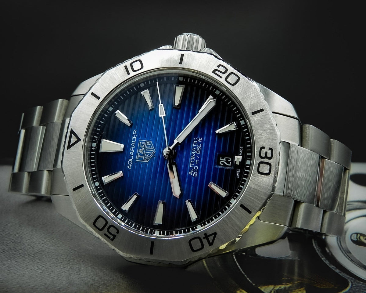  Shop Authentic Tag Heuer Aquaracer Blue Dial Watch for Men - WAY2112.BA0928 - Luxxuri