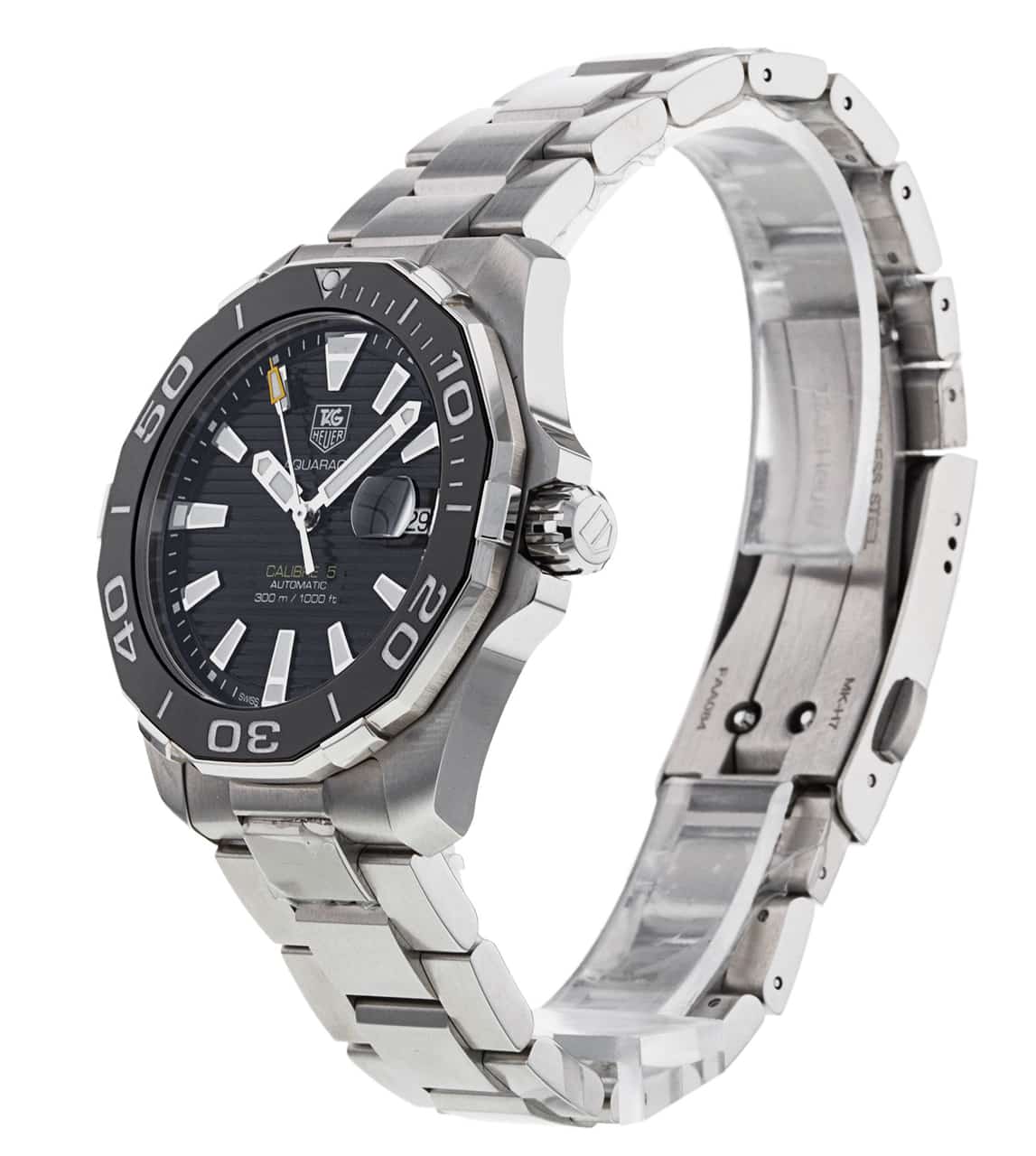  Shop Authentic Tag Heuer Aquaracer Black Dial Watch for Men - WAY211A.BA0928 - Luxxuri
