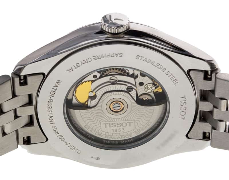 Tissot Ballade Powermatic 80 Cosc Silver Dial Silver Steel Strap Watch For Men - T108.408.11.037.00