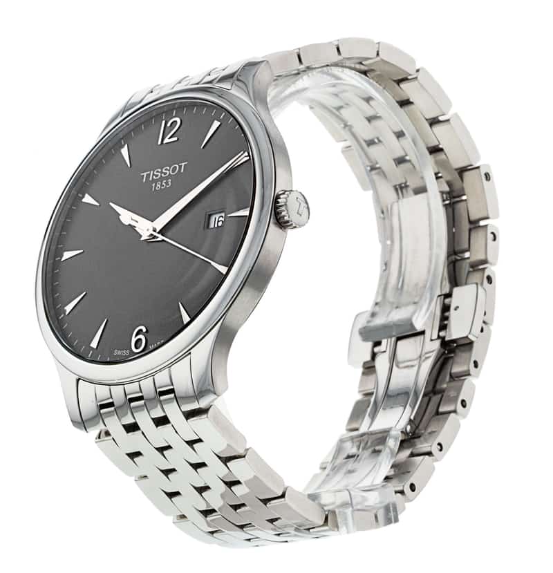  Shop Authentic Tissot T Classic Tradition Grey Dial Silver Steel Strap Watch For Men - T063.610.11.067.00 - Luxxuri