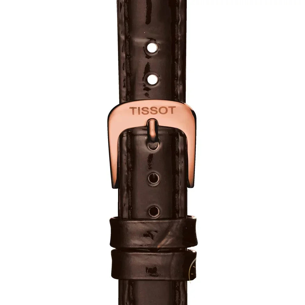  Shop Authentic Tissot T Classic Carson White Dial Brown Leather Strap Watch For Women - T085.207.36.013.00 - Luxxuri
