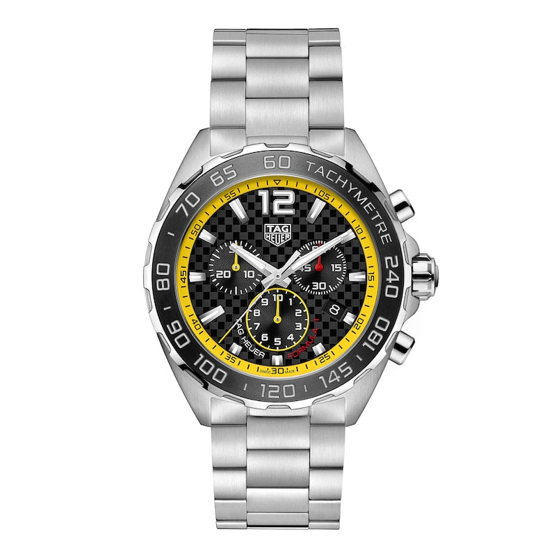  Shop Authentic Tag Heuer Formula 1 Chronograph Black Dial Silver Steel Strap Watch for Men- CAZ101AC.BA0842 - Luxxuri