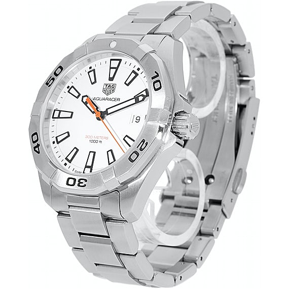  Shop Authentic Tag Heuer Aquaracer White Dial Watch for Men - WBD1111.BA0928 - Luxxuri