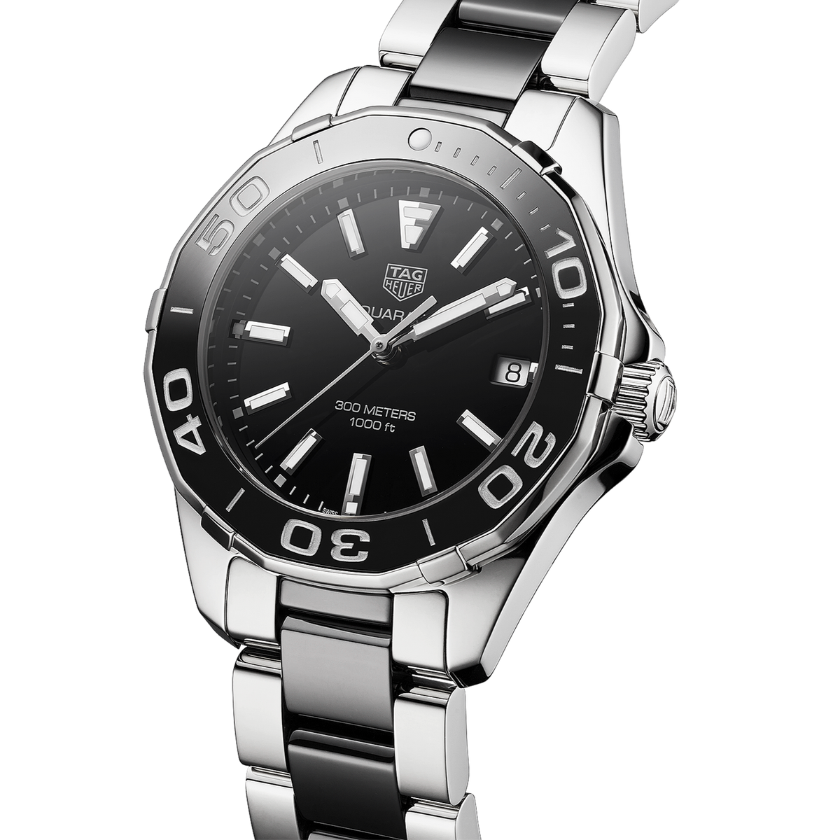  Shop Authentic Tag Heuer Aquaracer Black Dial Watch for Men - WAY131A.BA0913 - Luxxuri