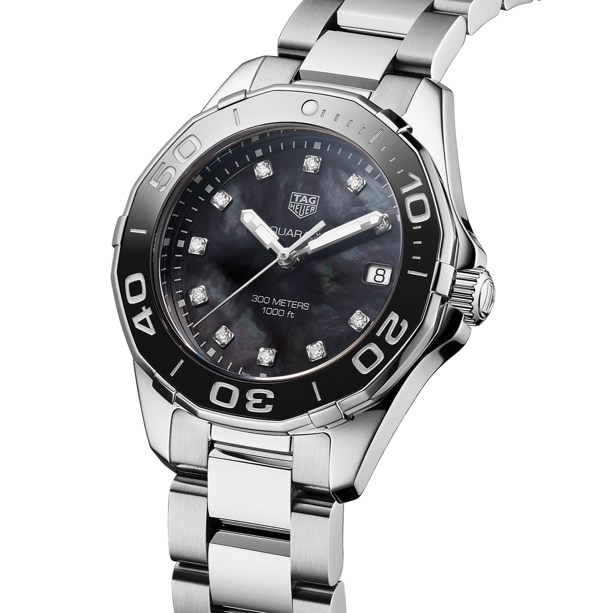  Shop Authentic Tag Heuer Aquaracer Black Dial Watch for Women - WAY131M.BA0748 - Luxxuri
