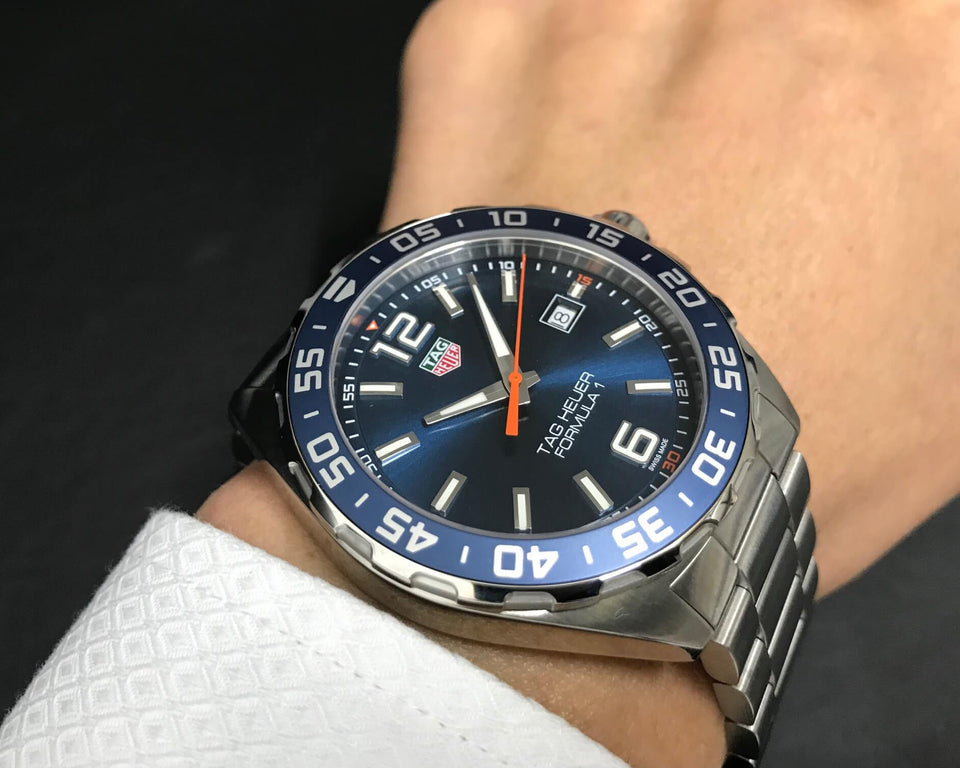  Shop Authentic Tag Heuer Formula 1 Blue Dial Watch for Men - WAZ1010.BA0842 - Luxxuri