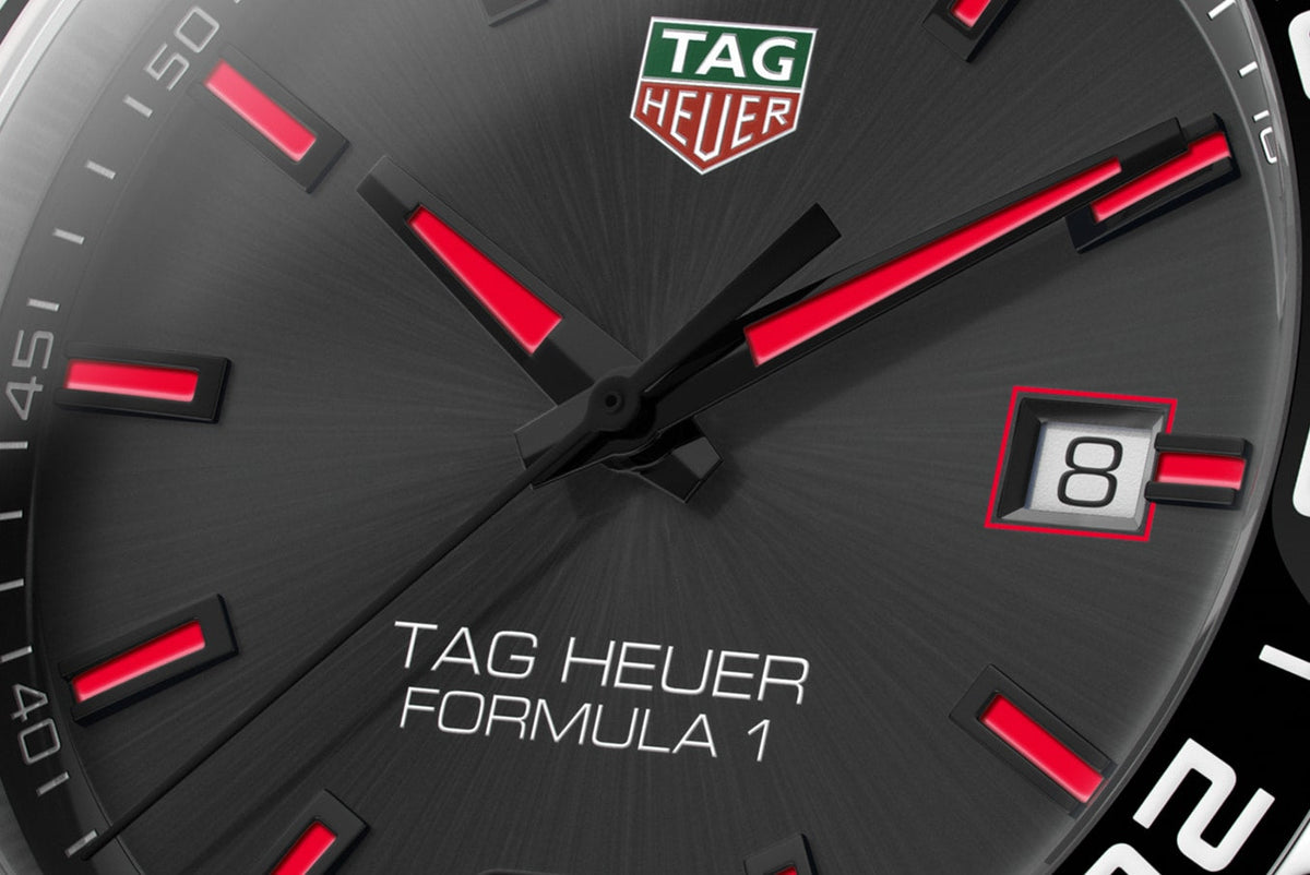  Shop Authentic Tag Heuer Formula 1 Quartz Anthracite Dial Silver Steel Strap Watch for Men - WAZ1018.BA0842 - Luxxuri